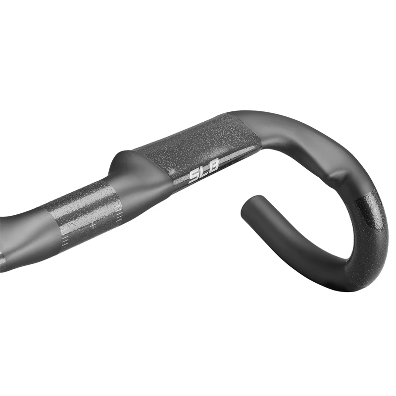 Guidon de gravier entièrement en carbone 31.8x340/360/380/400/420mm vélo de course réduire la résistance barre pliée