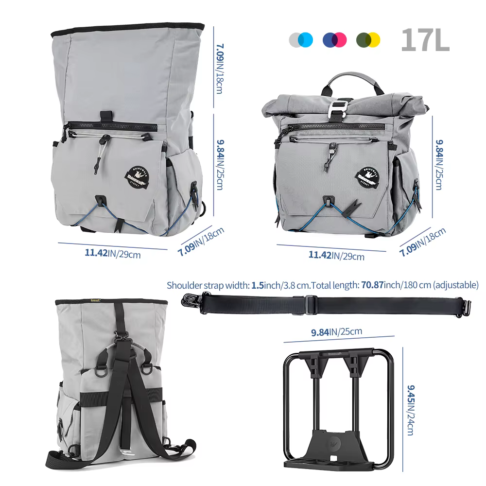 Sac de guidon de vélo Rhinowalk 17L