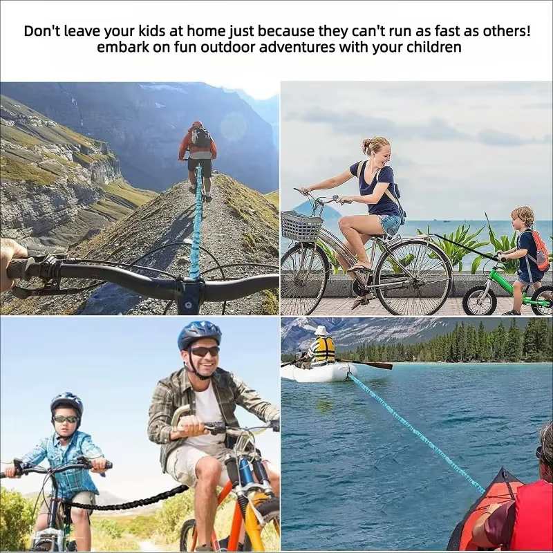 Corde de remorquage pour vélo VTT