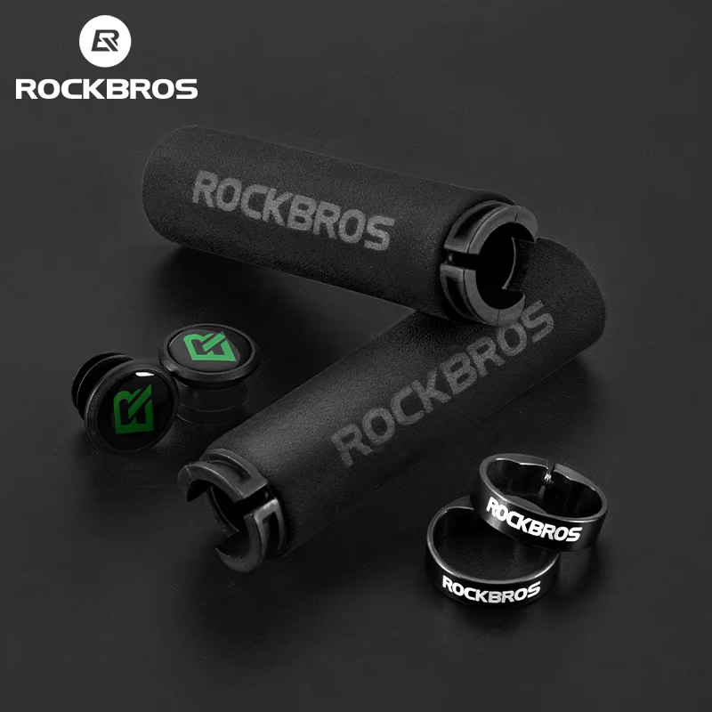 Poignées de vélo ROCKBROS antidérapantes et antichocs en éponge