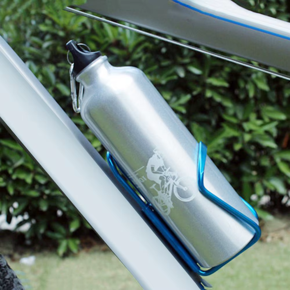 Bouteille d'eau thermique en alliage d'aluminium pour vélo