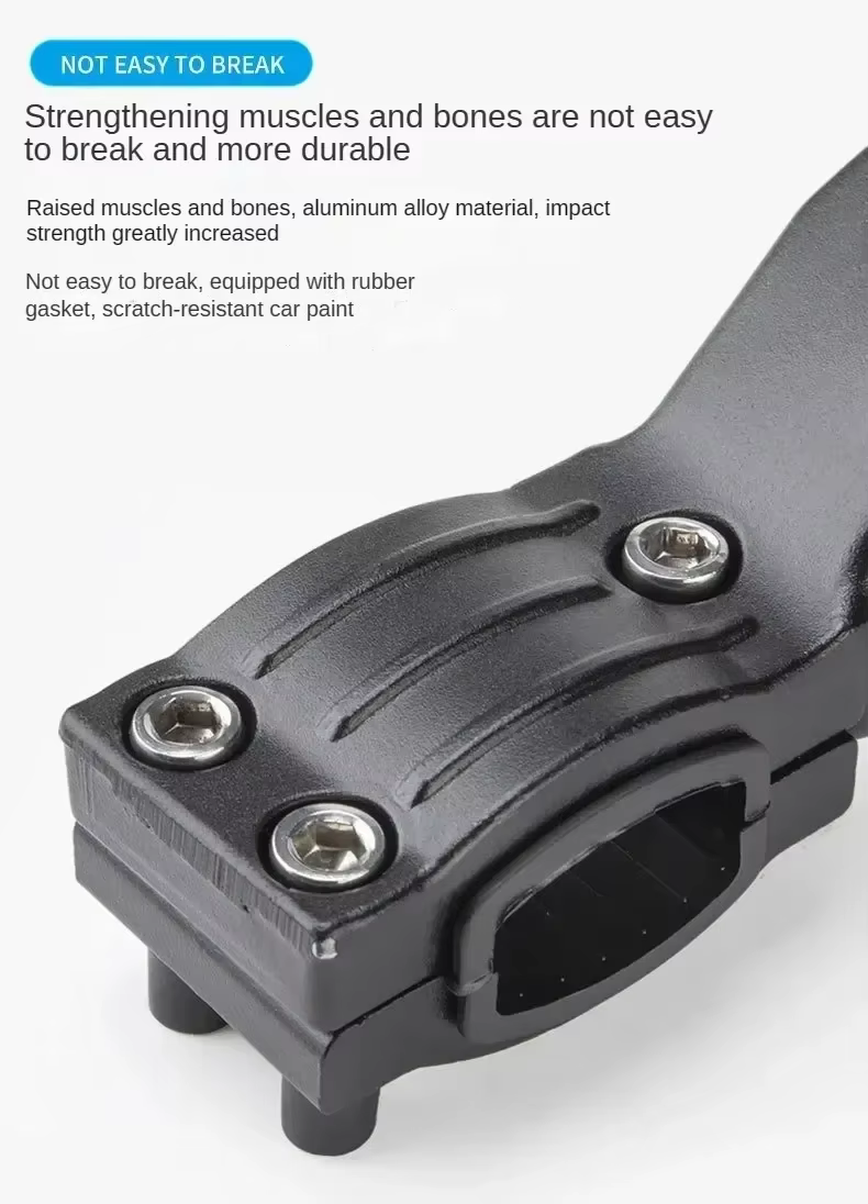 ‌ Béquille de vélo réglable en alliage d'aluminium pour VTT/vélos pliants/vélos électriques et véhicules tout-terrain