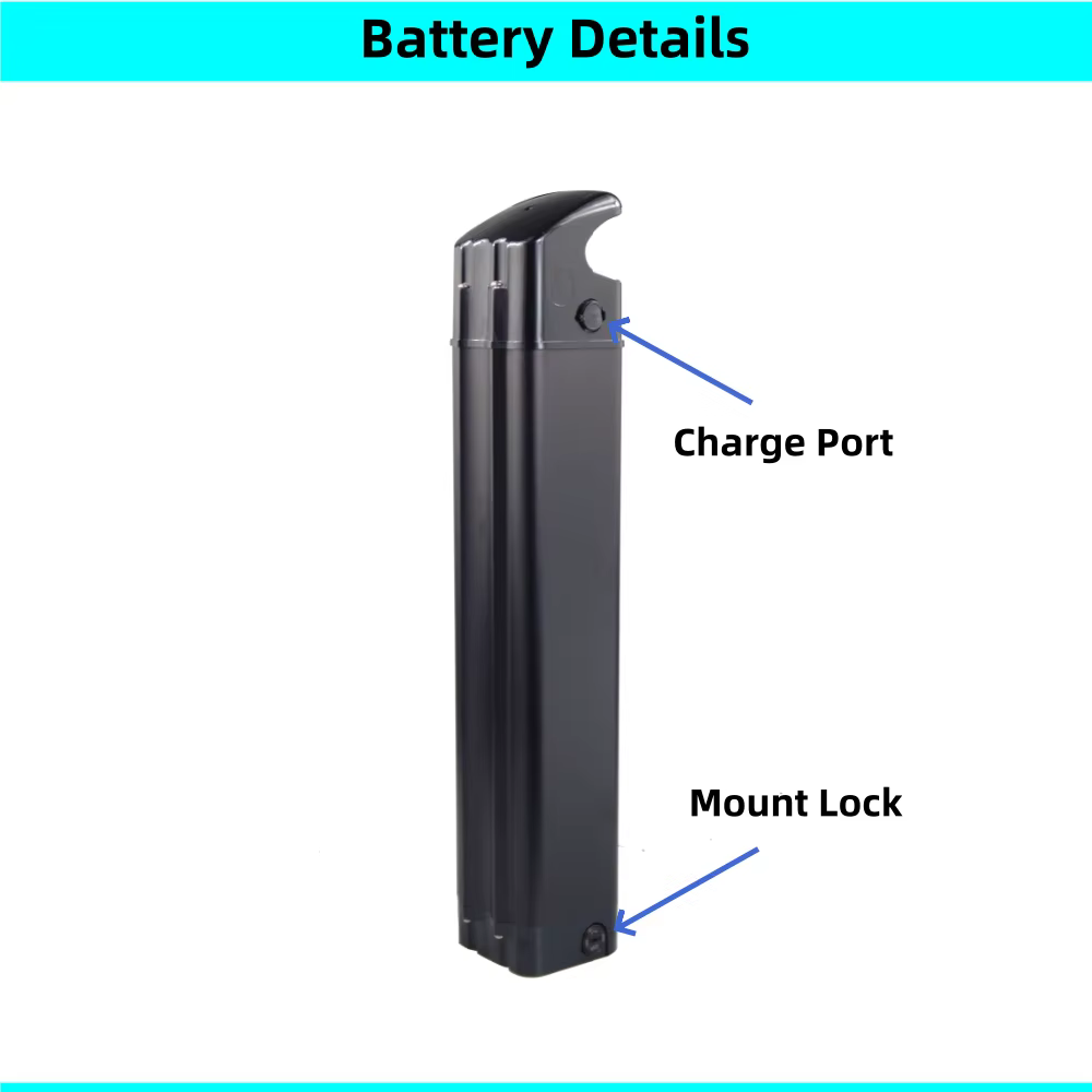 Volt Kensington étape à travers la batterie de vélo électrique