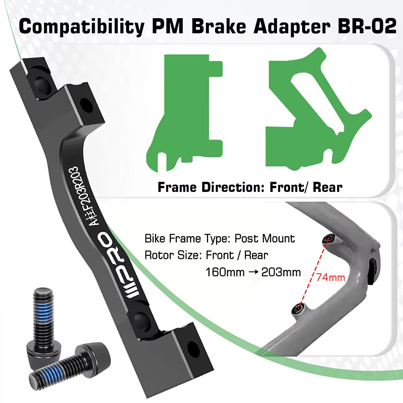 IIIPRO adaptateur de frein de vélo 160 à 140 180 203 convertisseur