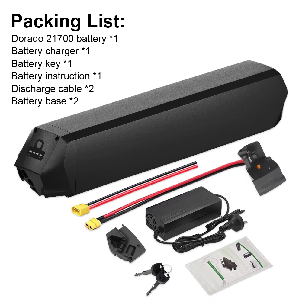 Batterie de vélo électrique Reention Dorado 36V 48V 52V 20Ah 25Ah 30Ah pour NCM Moscow Milano Venice Aspen DEHAWK I5