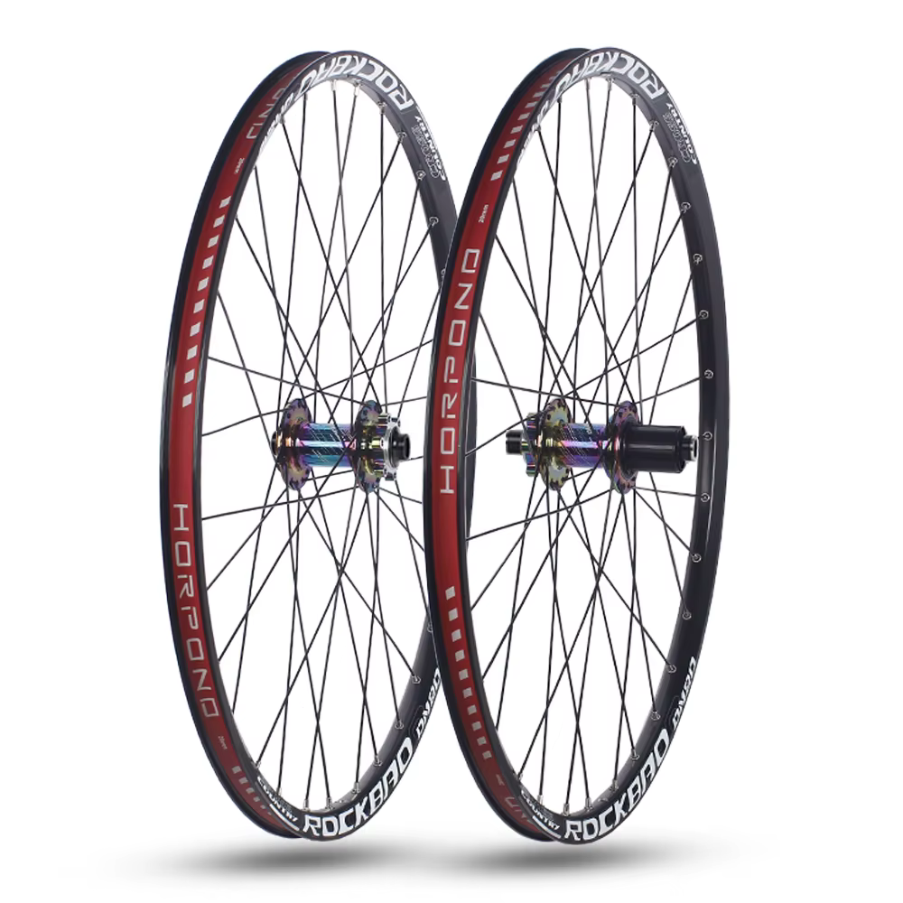 Jeu de roues de vélo de montagne