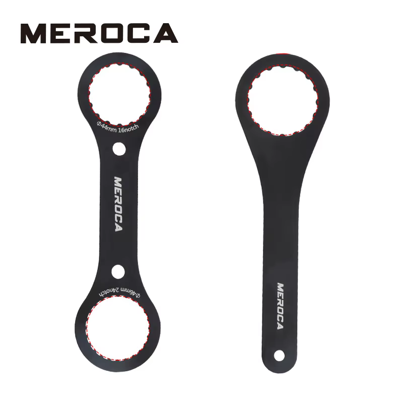 MEROCA clé de support de pédalier de vélo 44mm 46mm 49mm 16/24 encoches pour IXF BB51 BB52 DUB installer outil de