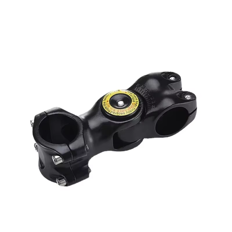 Tige de guidon de vélo réglable en alliage d'aluminium, angle variable de 60 degrés, adaptateur de fourche avant pour vélo de route