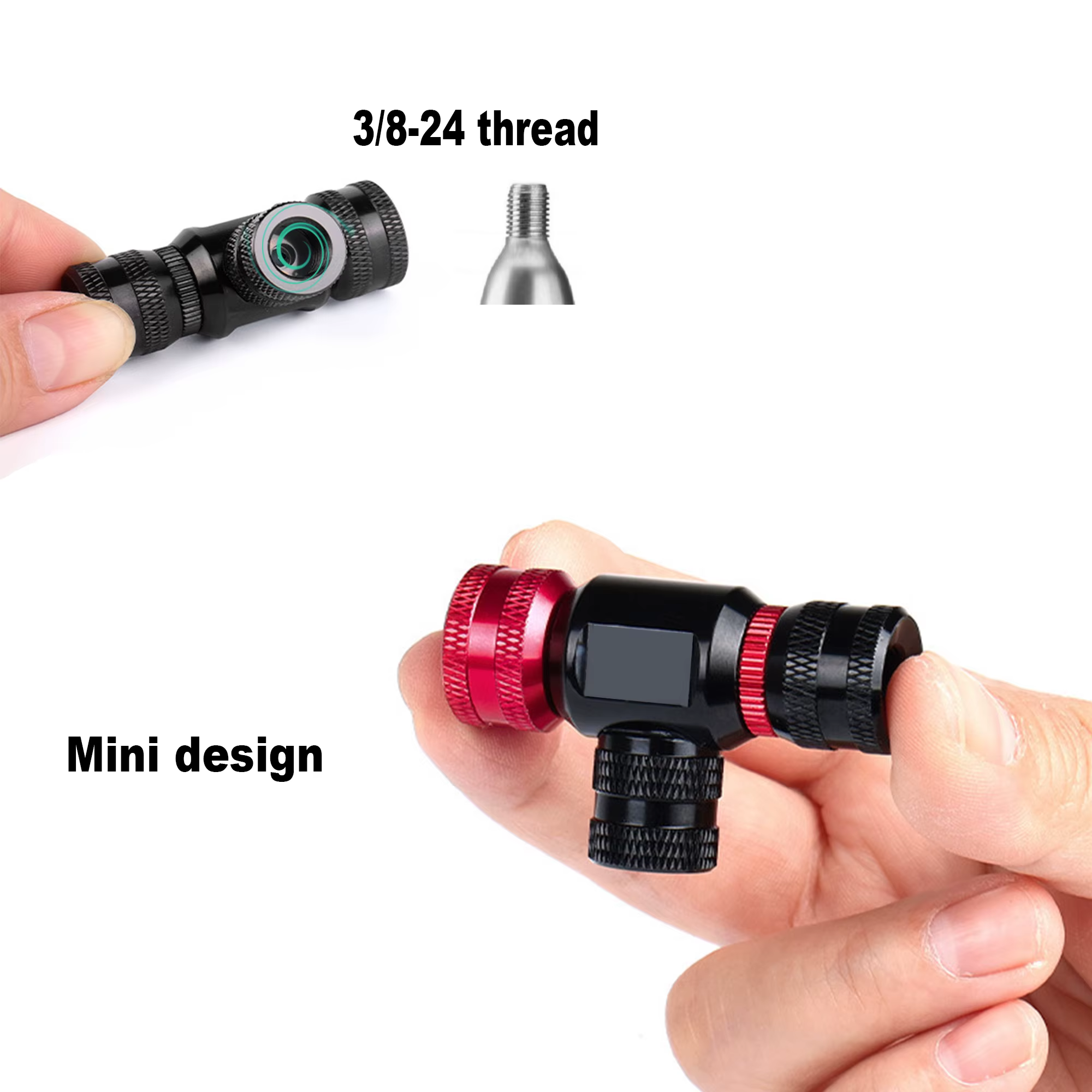 Mini pompe à Air de vélo de gonfleur de CO2 de cyclisme en plein Air