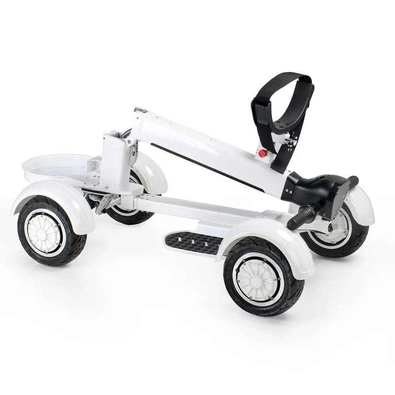2000W 48V puissant Scooter électrique pour adultes 10 pouces voiture de Golf pliable avec siège 4 roues