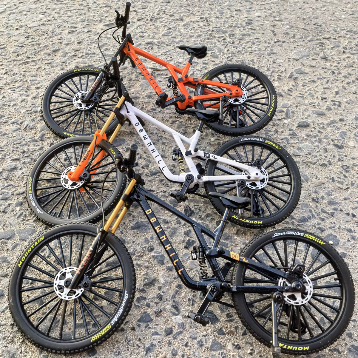 Modèle miniature de vélo de montagne en alliage à l'échelle 1:8