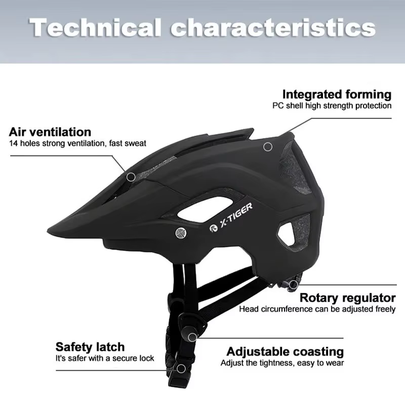 Casque de vélo X-TIGER Route de montagne d'expériences
