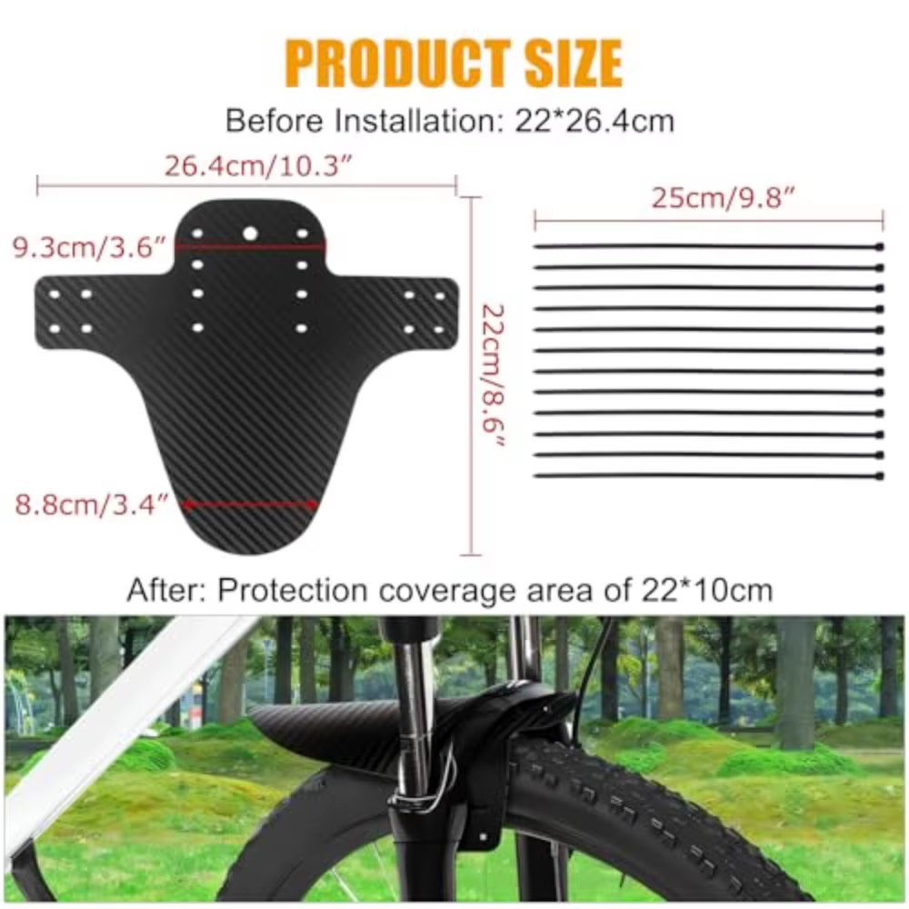 Ailes de garde-boue universelles pour vtt
