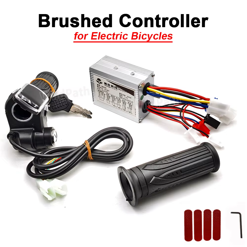 Accessoires pour vélos électriques 24V 36V 48V 250W 350W 500W 1000W : Contrôleur de moteur à balais