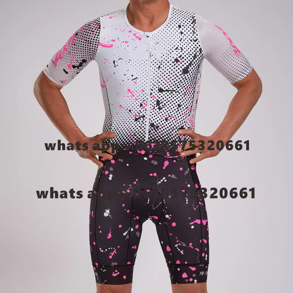 ZOOTEKOI nouveaux hommes cyclisme combinaison Triathlon à manches courtes respirant Trisuit été course body vélo vêtements Ciclismo