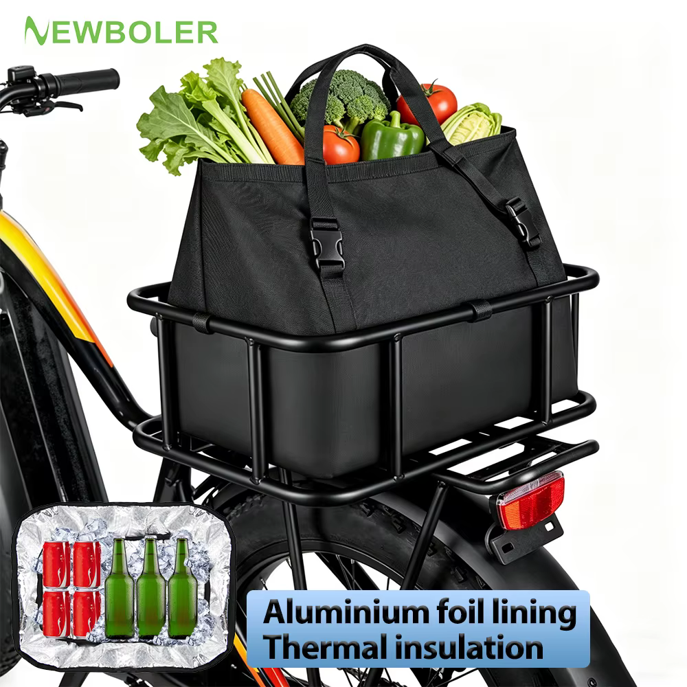 Panier arrière pour vélo avec grand porte-bagages arrière
