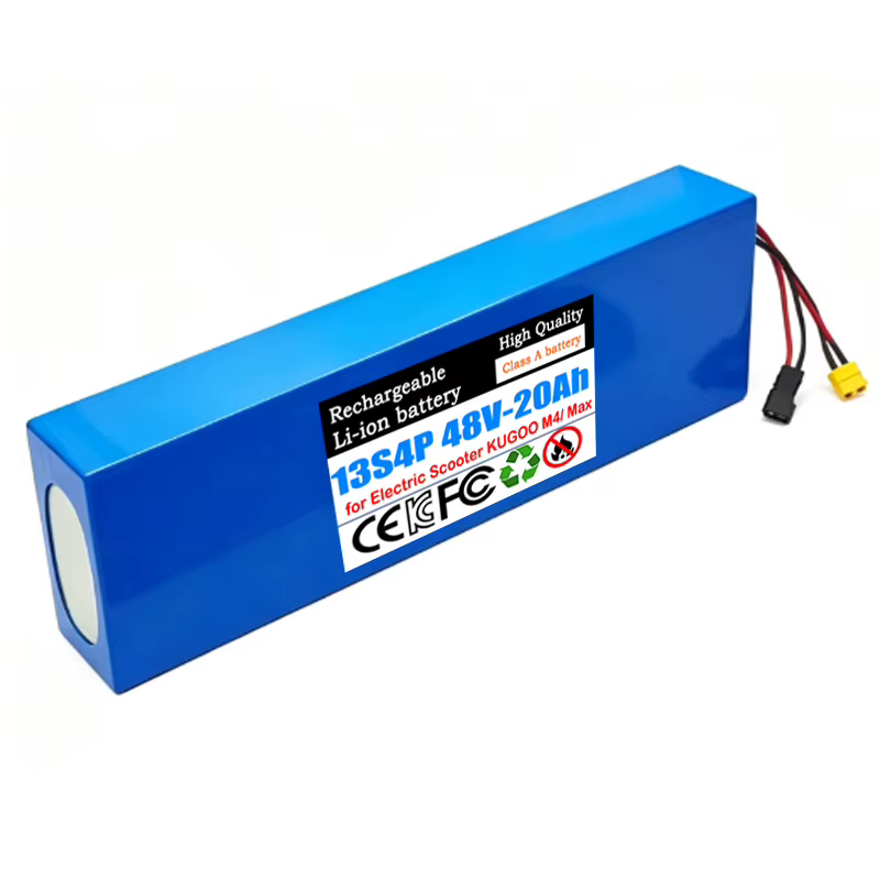 Batterie Li-ion 18650 48V 13S4P 20Ah pour trottinettes électriques avec système de protection BMS