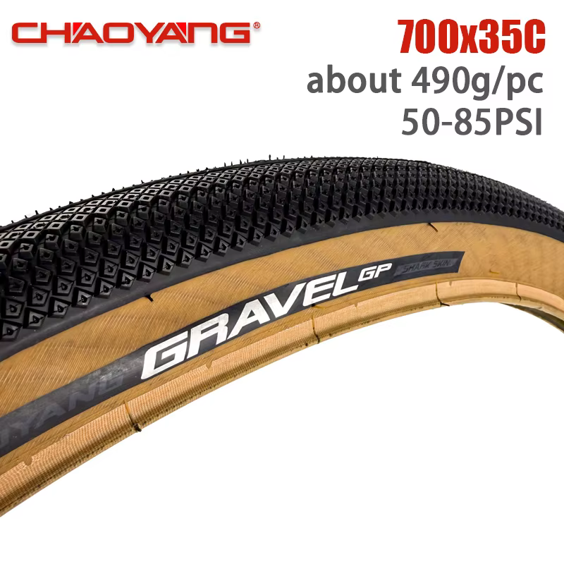 CHAOYANG GRAVEL GP 700x40C 700x45C pneu 42-622 28 pouces 60TPI ultraléger bord marron gravier XC vtt vélo acier filaire
