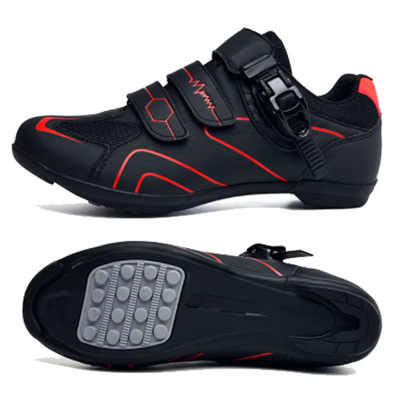 Chaussures de cyclisme plates pour hommes et femmes