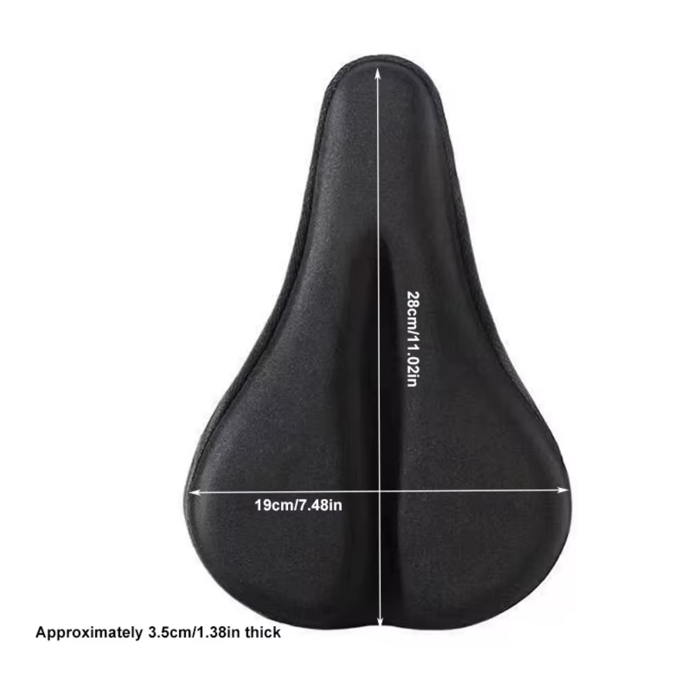 Housse de selle de vélo rembourrée