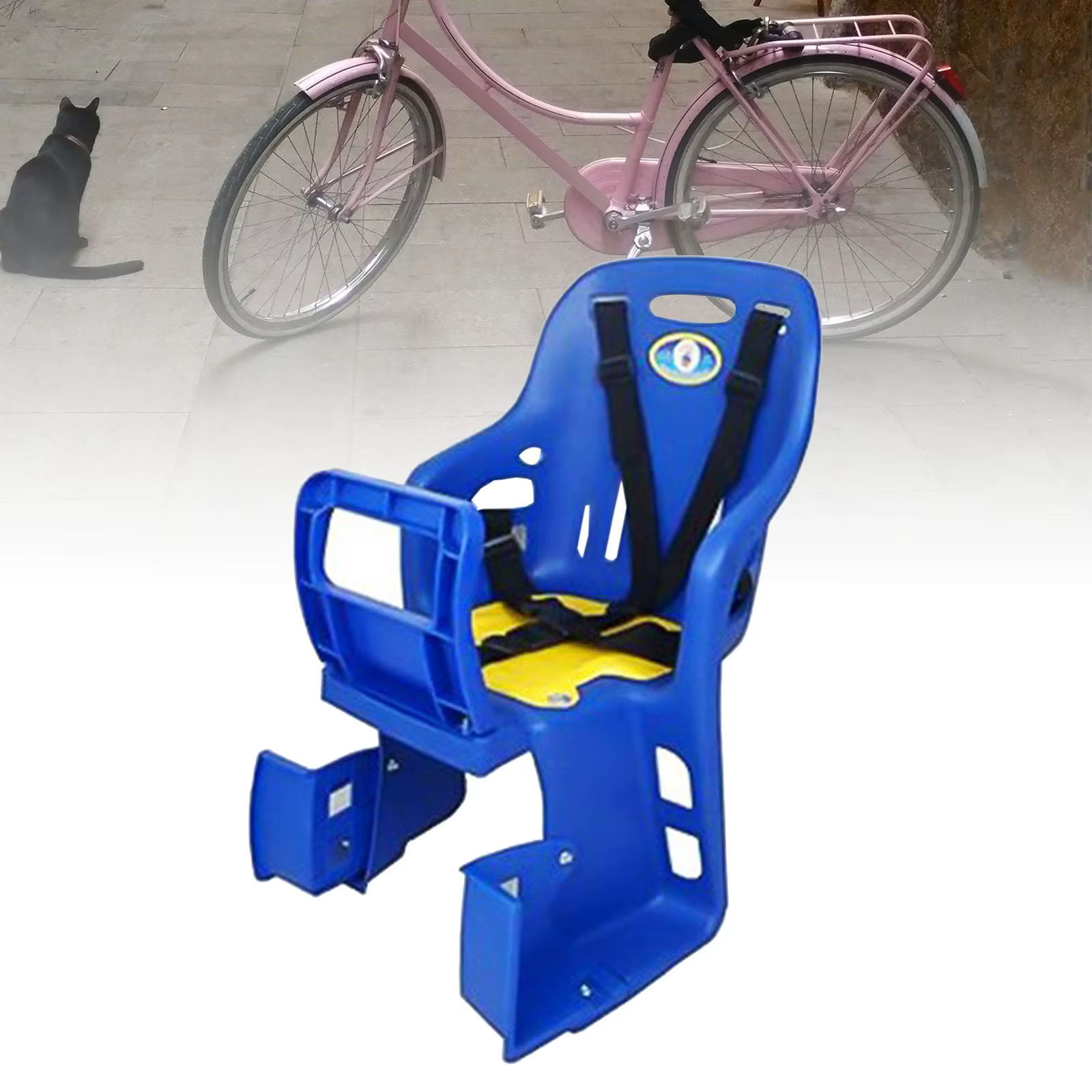 Siège arrière pour vélo d'enfant avec pédales