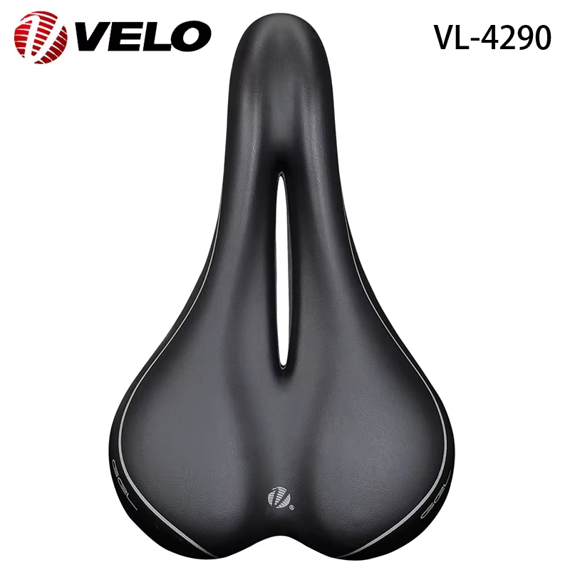 Selle de vélo de route confortable et respirante avec coussin de Gel de silice VL-4290 PU
