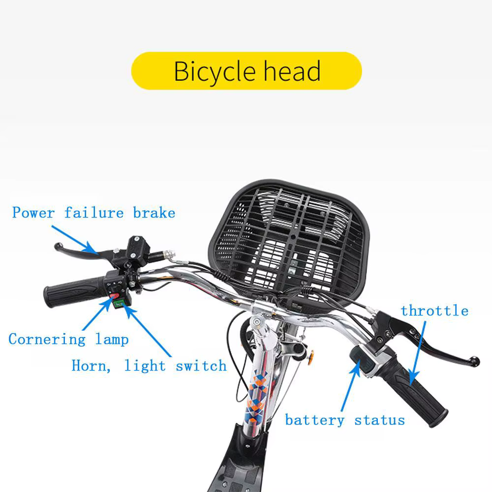 Vélo électrique à 2 roues VTT pour adultes les déplacements pour 2 personnes femmes batterie de ville
