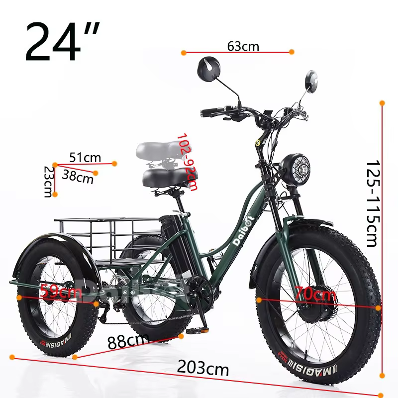 Tricycle électrique pour adultes