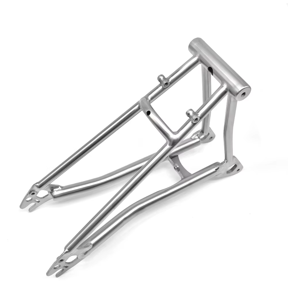 Triangle arrière de vélo en titane pour P Line