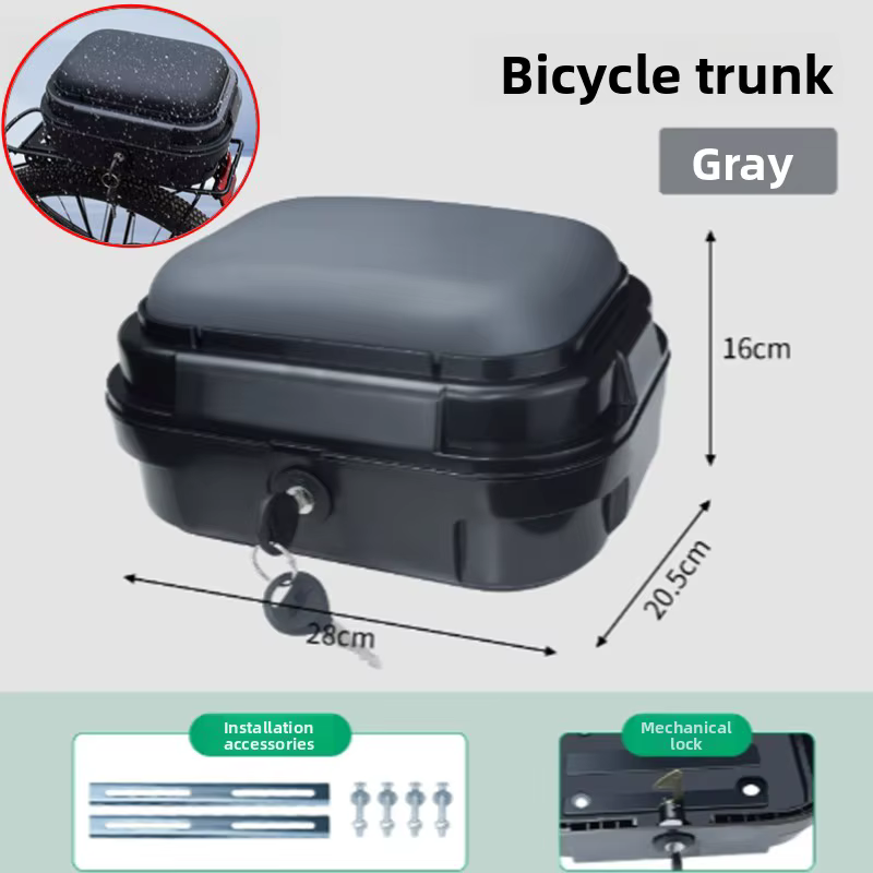 Boîte de rangement pour coffre arrière de Scooter électrique