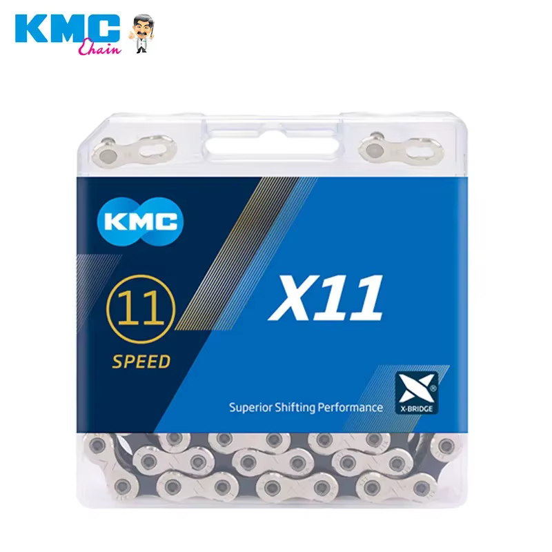 Chaîne de vélo KMC X8 X9 X10 X11 X12 pour route/VTT 8v 9v 10v 11v 12v 118L 126L