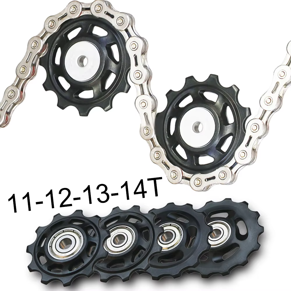 11T 12T 13T 14T roulement poulie vélo vtt route roue de guidage arrière
