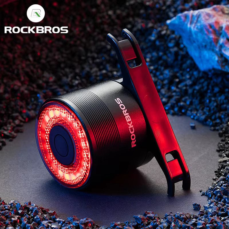ROCKBROS frein intelligent feu arrière de vélo vtt tige de selle de route