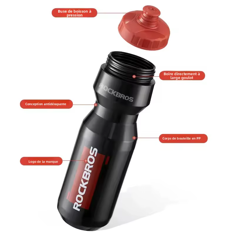 Bouteille d'eau pour vélo 750ML