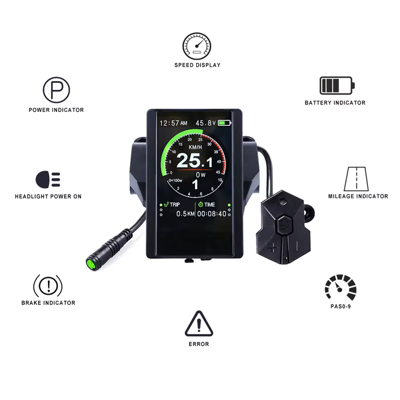 Affichage LCD Uart pour vélo électrique Bafang 850C P850C