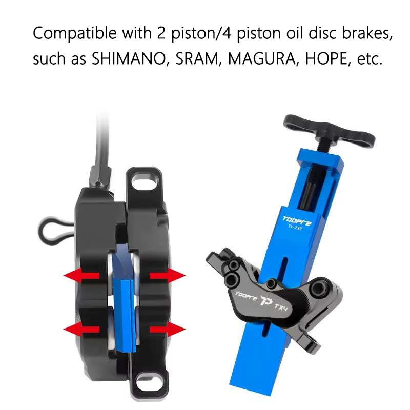 Outil de réinitialisation de piston de vélo