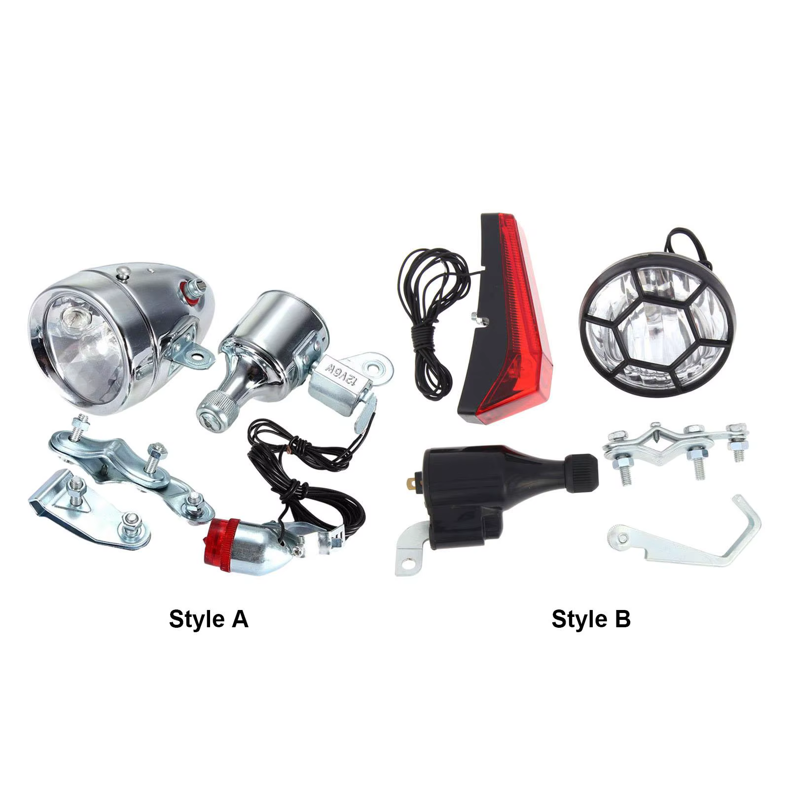 Ensemble d'éclairage de vélo Dynamo