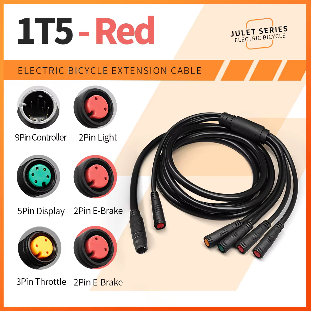 Contrôleur de câble étanche pour vélo électrique 1T4/1T5