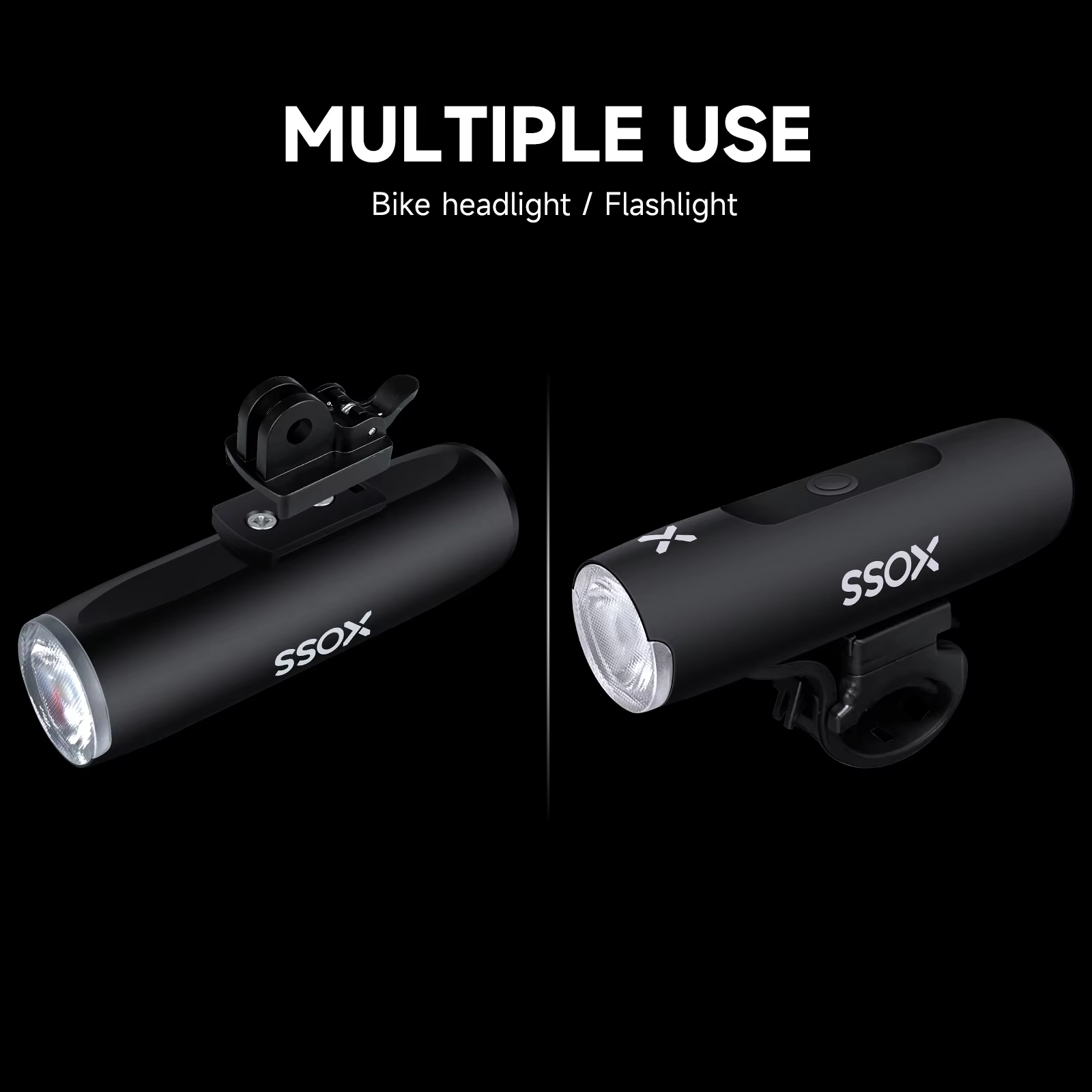 XOSS XL400 800 Lampe de vélo en aluminium