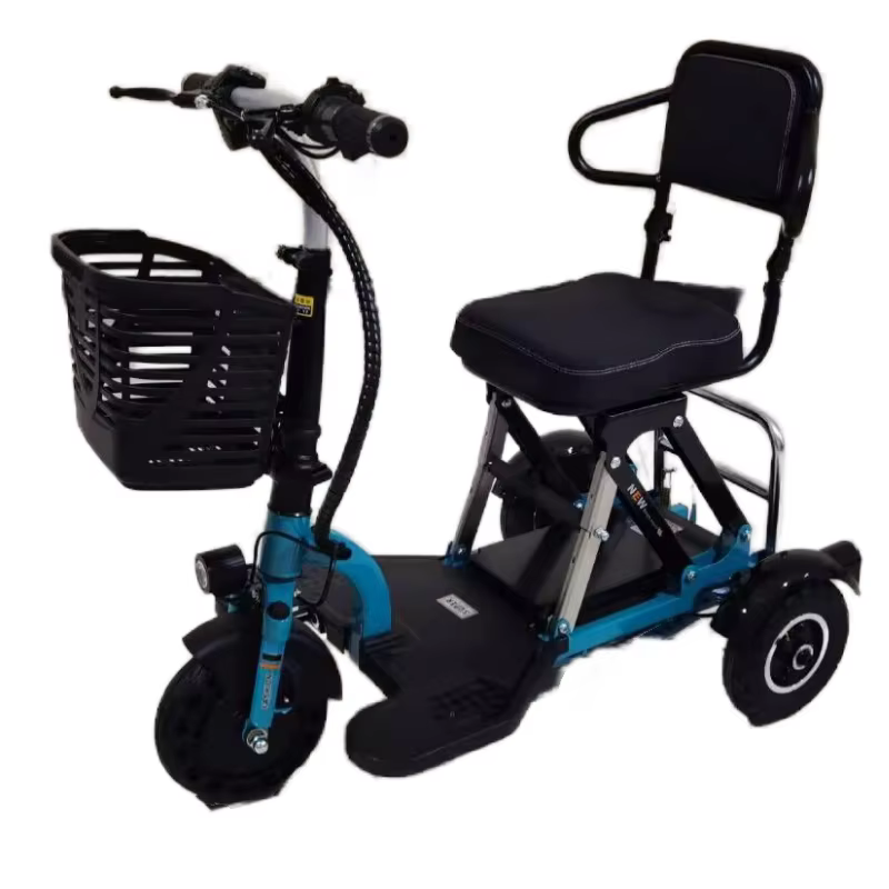Tricycle électrique petit Mini Scooter pliant pour personnes âgées 300W 48V 3 roues