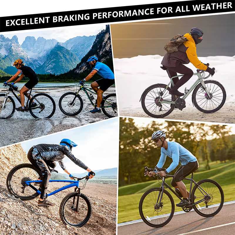 BUCKKub-Plaquettes de frein à disque semi-métalliques pour vélo de montagne
