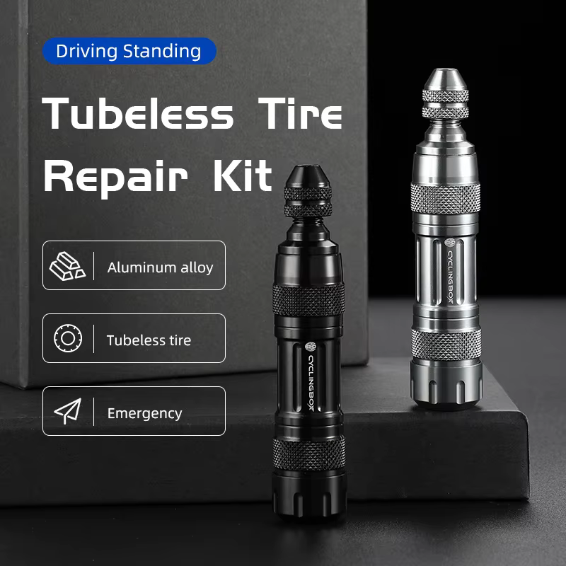 Kit de réparation de pneus Tubeless de vélo
