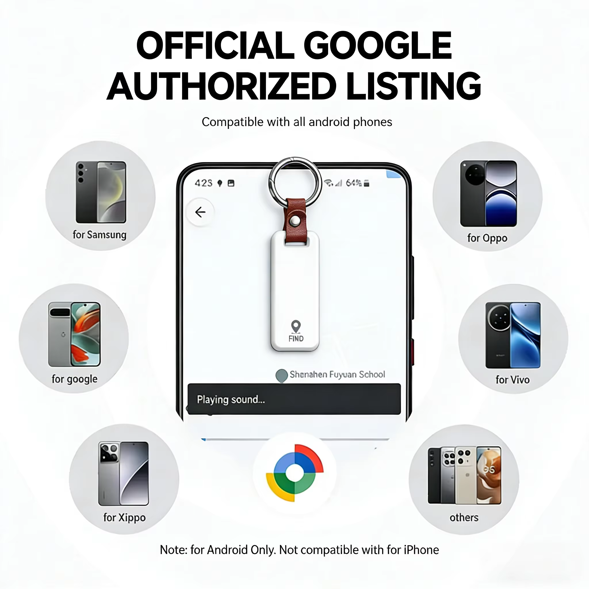 Mini Google Find My Gps Tracker Android Bluetooth traqueurs d'activité intelligents appareils portables Android Airtag localisateur intelligent