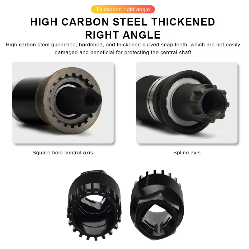 RIDERACE dissolvant de pédalier de vélo CR-V 20 dents BB clé à manchon de retrait clé