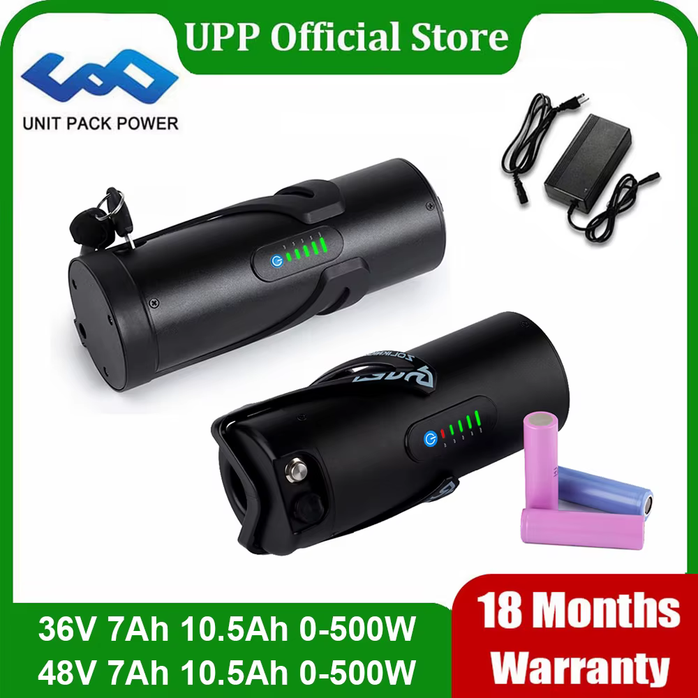 Bouteille eBike batterie 36V 7Ah 9Ah 10.5Ah UPP Grade A Li-ion 18650 Pack pour Bafang TSDZ2 500W 350W 250W moteur de vélo électrique