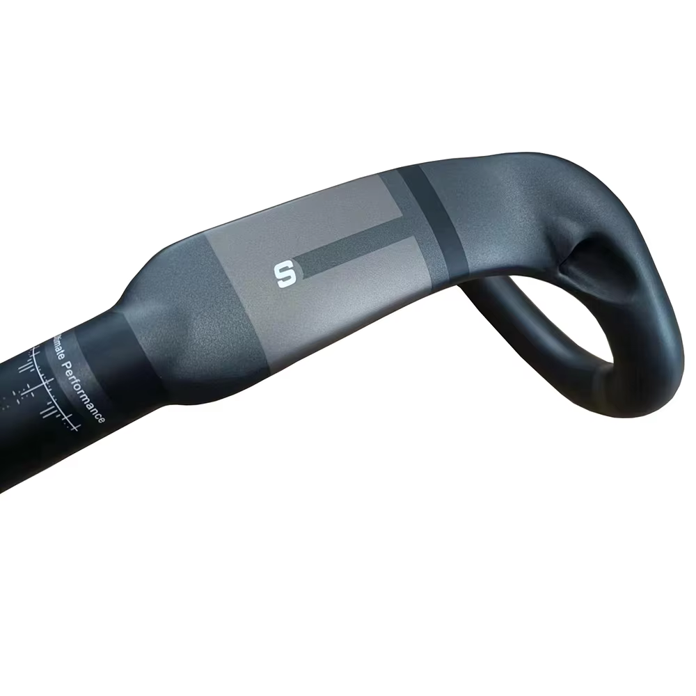 Guidon de vélo de route en fibre de carbone Superlogic-Matte