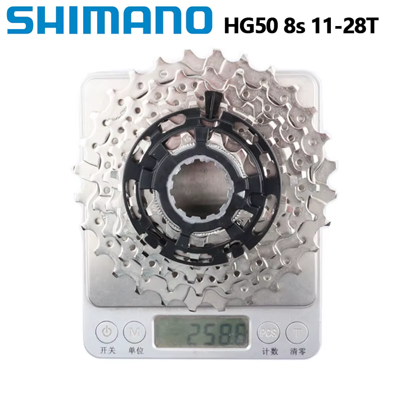 Shimano Cassette de vélo de route HG50 8 vitesses 11-28T 12-25T 11-30T 11-32T 11-34T CS