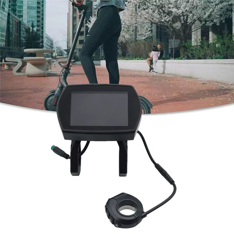 NOUVEAU - EN STOCK - Afficheur LCD pour trottinette électrique - Compteur 5 broches - Tableau de bord