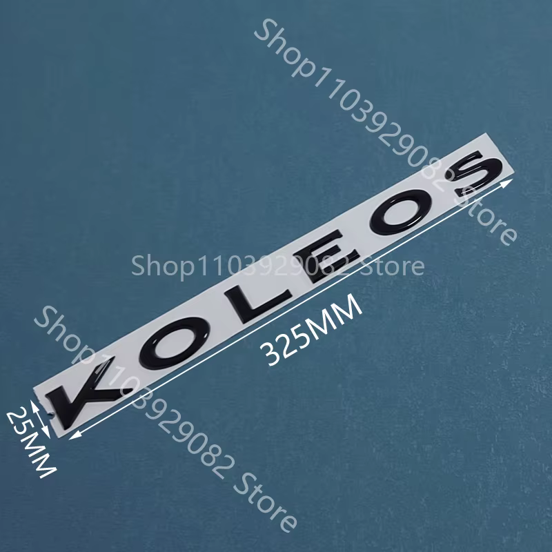 KOLEOS KADJAR lettre mot Badge autocollant coffre arrière capot calandre Logo emblème décalcomanie pour Renault voiture accessoires