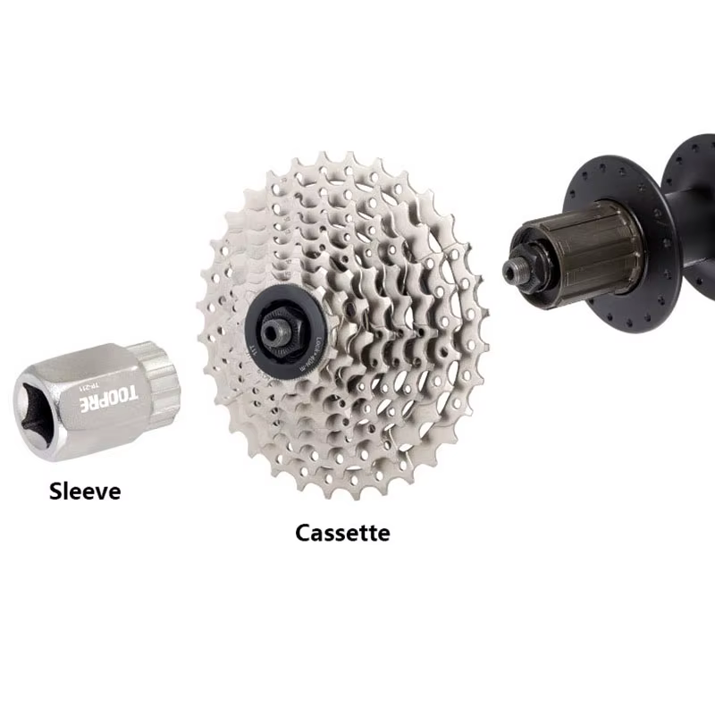 Outil de retrait d'installation de roue libre de manchon de Cassette